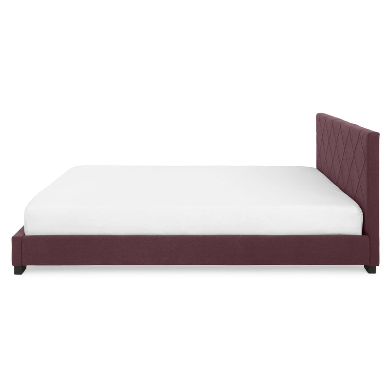 KRONIA Pat tapițat, 160x200cm, somieră inclusă