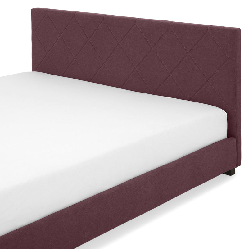 KRONIA Pat tapițat, 160x200cm, somieră inclusă