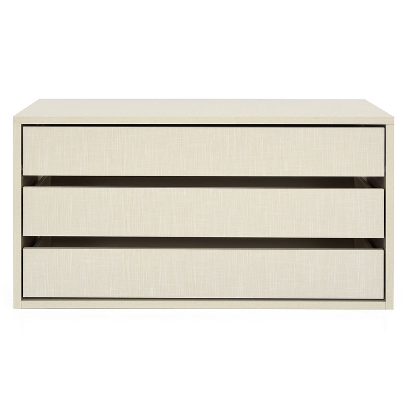 CAROLINE Dulap 2 uși glisante, casetieră inclusă