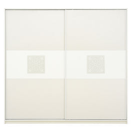 CAROLINE Dulap 2 uși glisante, casetieră inclusă