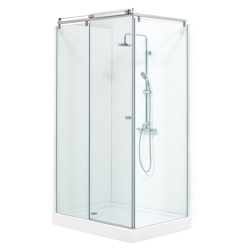 Usa culisanta, 90x120 cm, sticla MERLYN