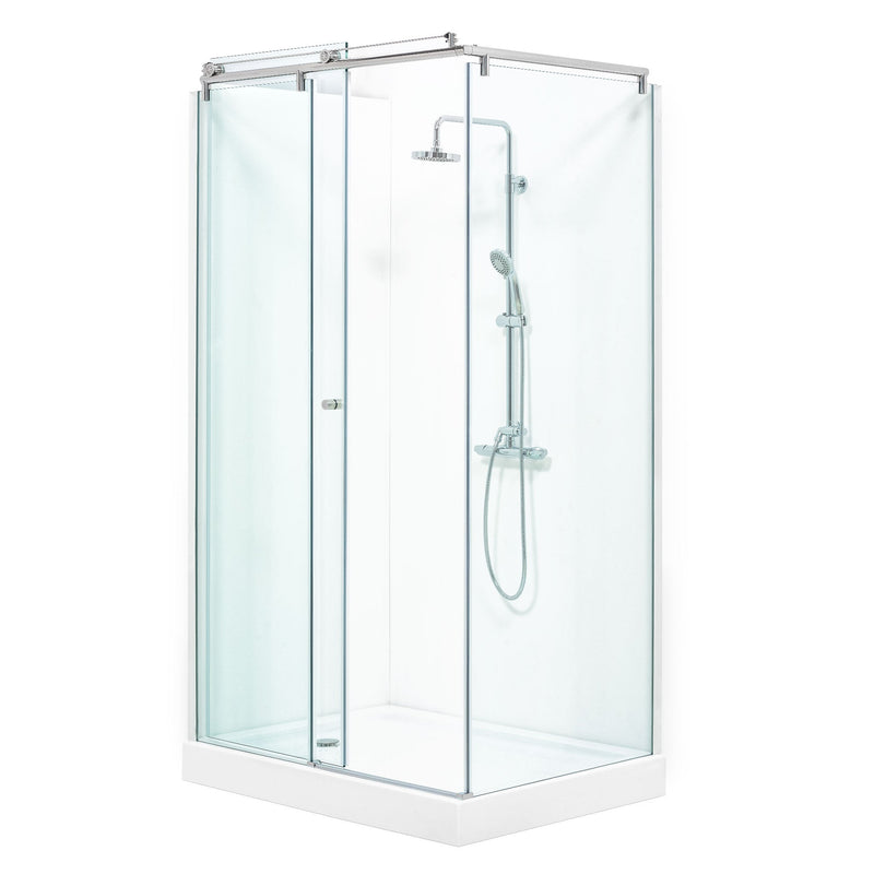 MERLYN Usa culisanta, 90x120 cm, sticla - Articol resigilat