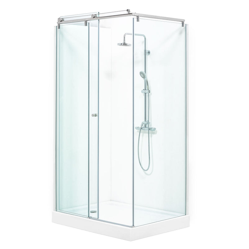 MERLYN Usa culisanta, 90x120 cm, sticla - Articol resigilat