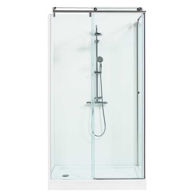 MERLYN Usa culisanta, 90x120 cm, sticla - Articol resigilat