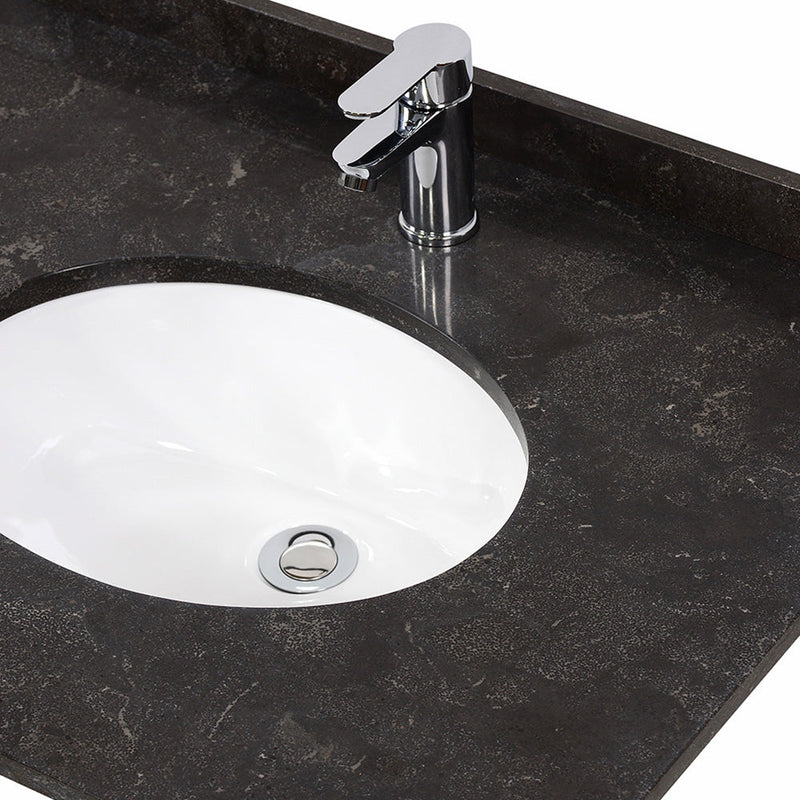 RICHMOND Top marmura și lavoar ceramic - Articol resigilat