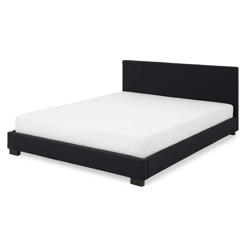 KRONIA Pat tapițat, 160x200cm, somieră inclusă