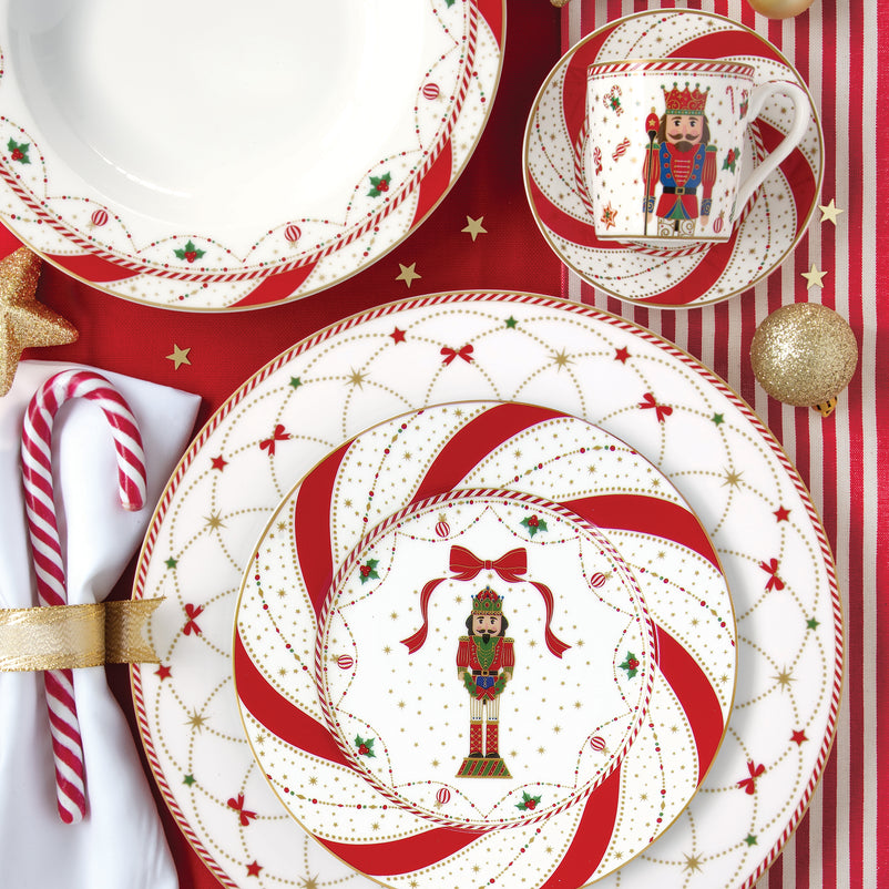 NUTCRACKER TWIST Set 2 căni, porțelan, 300ml