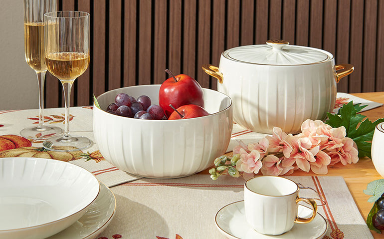 20% REDUCERE la o selecție de veselă, fețe de masă și tacâmuri de la Mobexpert 