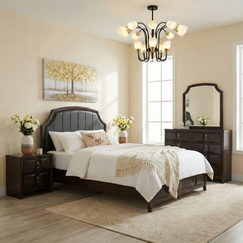 DA VINCI Pat cu sertare și somieră incluse