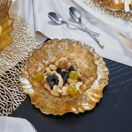 PALACE Platou, sticlă, D.30cm