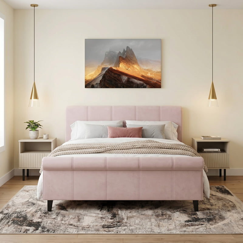 PARMA Pat tapițat, 180x200cm, somiera inclusă