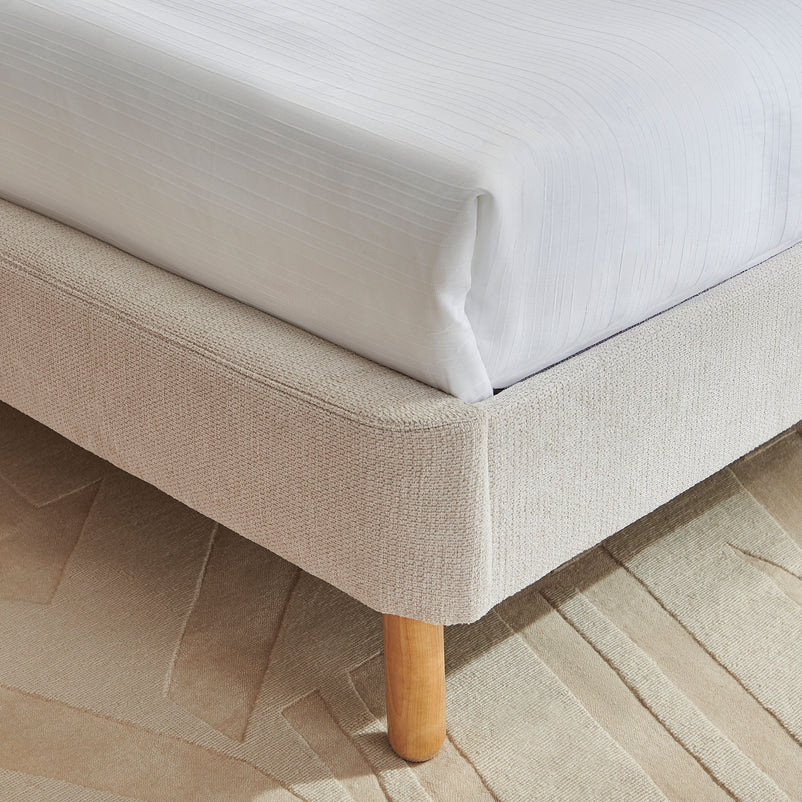 MINEOLA Pat tapițat, 160x200cm, somieră inclusă