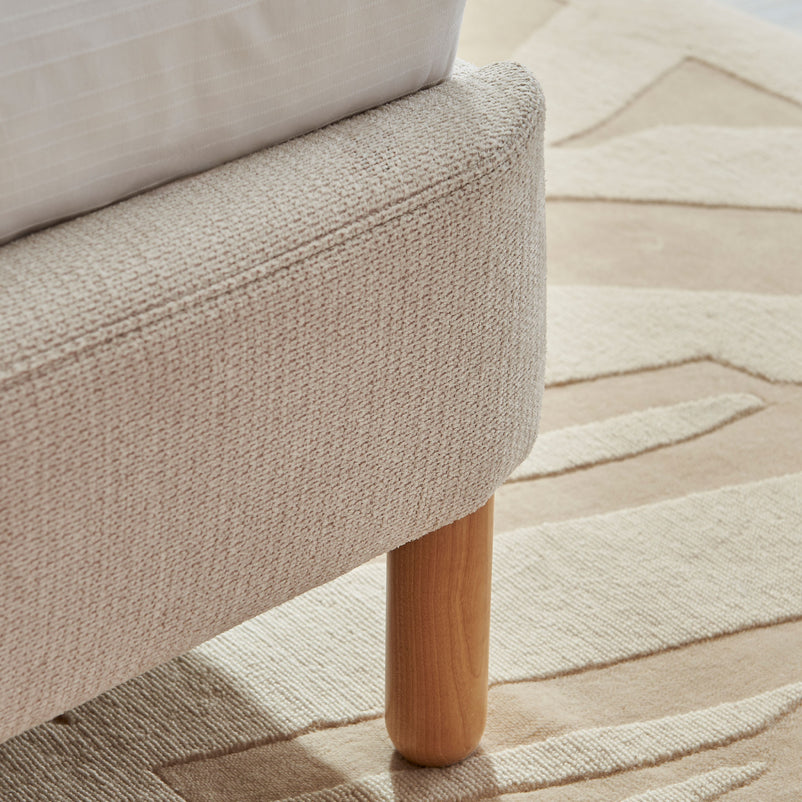 MINEOLA Pat tapițat, 160x200cm, somieră inclusă