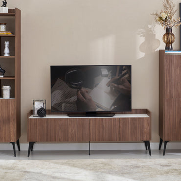 PETER Comodă TV 4 uși