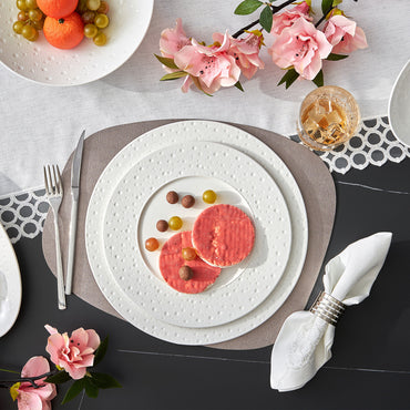 PLANNET Farfurie, porțelan, D.25cm