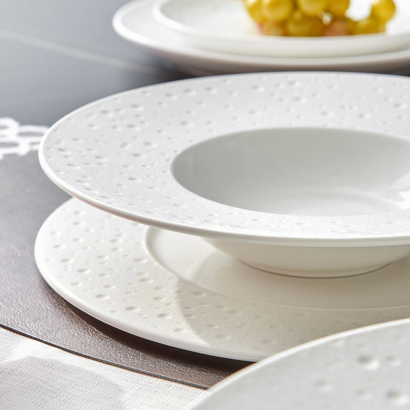 PLANNET Farfurie paste, porțelan, D.24cm