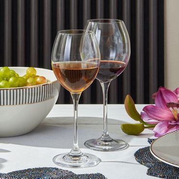 VENEZIA Set 6 pahare vin roșu, sticlă, 350ml