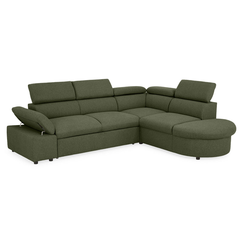 ORLANDO Colțar extensibil, șezlong interschimbabil, mecanism braț, stofă