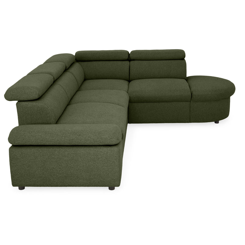 ORLANDO Colțar extensibil, șezlong interschimbabil, mecanism braț, stofă