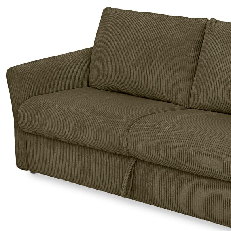 TAMAR  Canapea extensibilă, 3 locuri, stofă