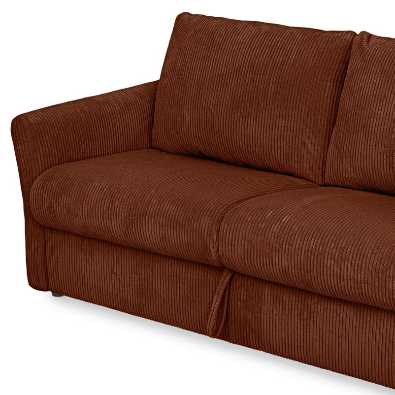 TAMAR  Canapea extensibilă, 3 locuri, stofă