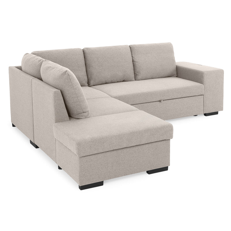 GARDON Colțar extensibil, șezlong interschimbabil ,spațiu depozitare, stofă