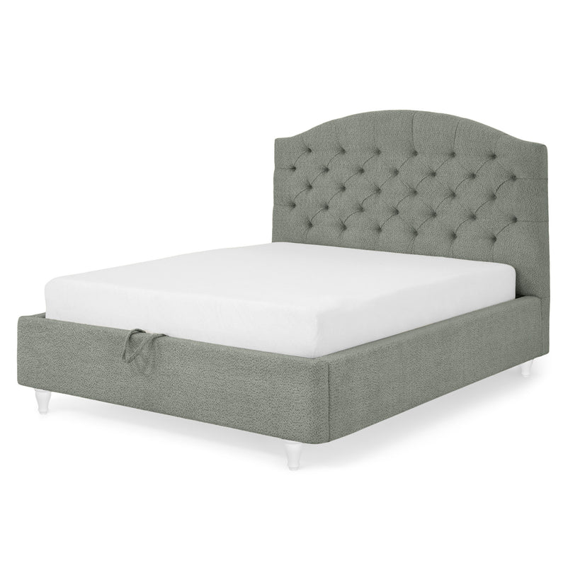 PALOMA Pat tapițat, 160x200cm, somieră rabatabilă și ladă incluse