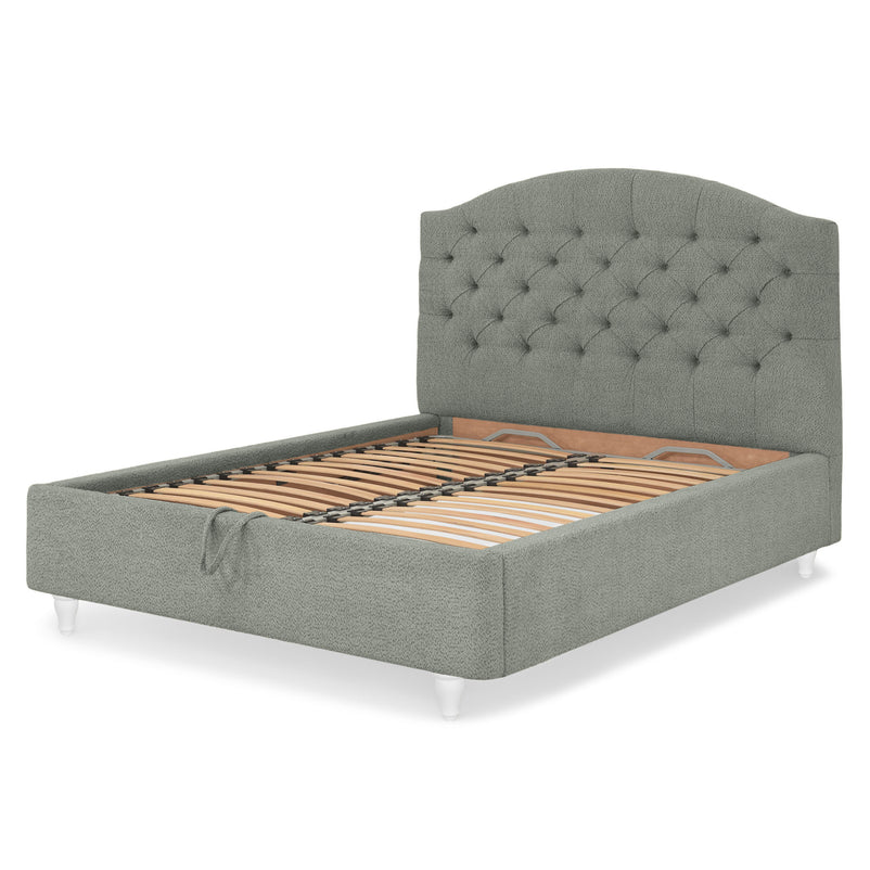 PALOMA Pat tapițat, 160x200cm, somieră rabatabilă și ladă incluse