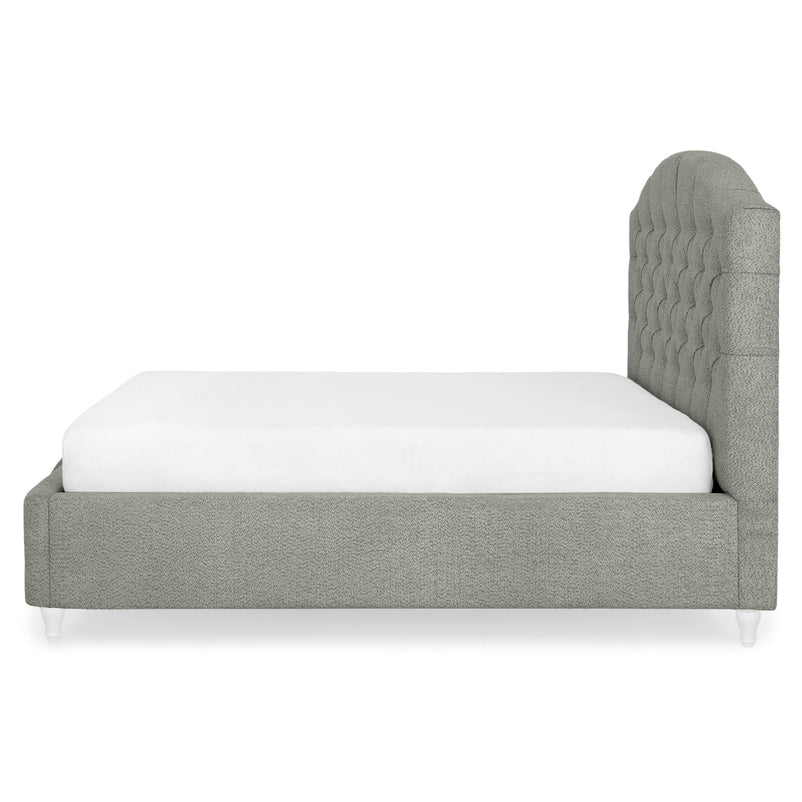 PALOMA Pat tapițat, 160x200cm, somieră rabatabilă și ladă incluse