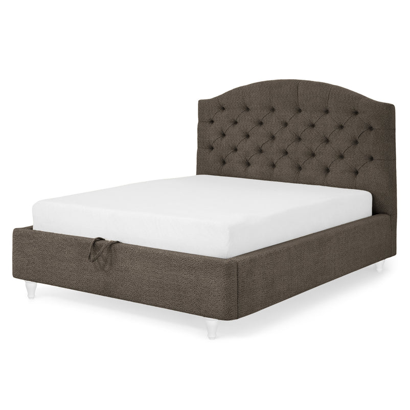 PALOMA Pat tapițat, 160x200cm, somieră rabatabilă și ladă incluse