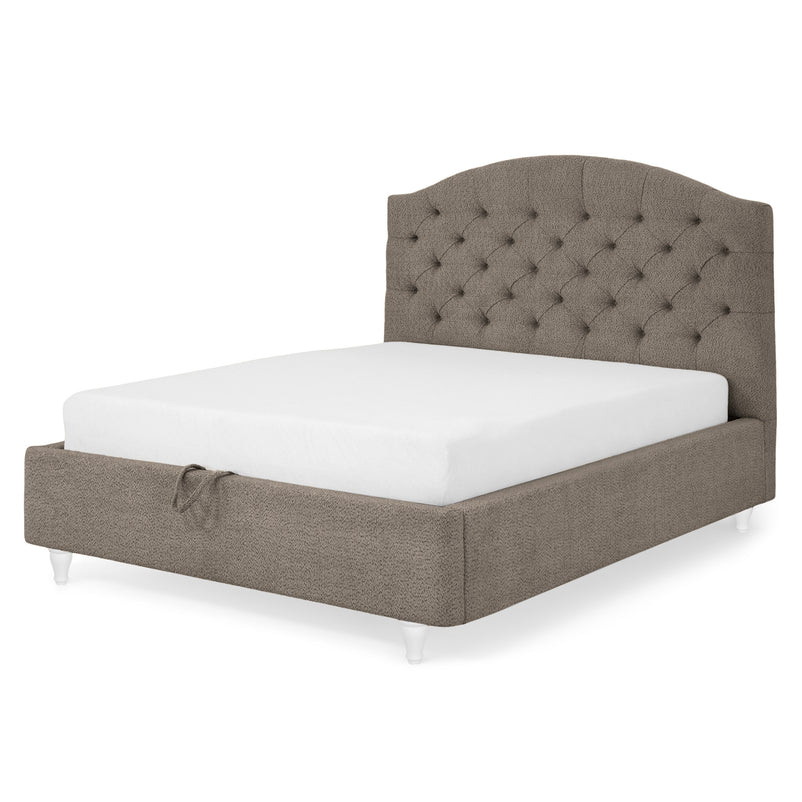 PALOMA Pat tapițat, 160x200cm, somieră rabatabilă și ladă incluse