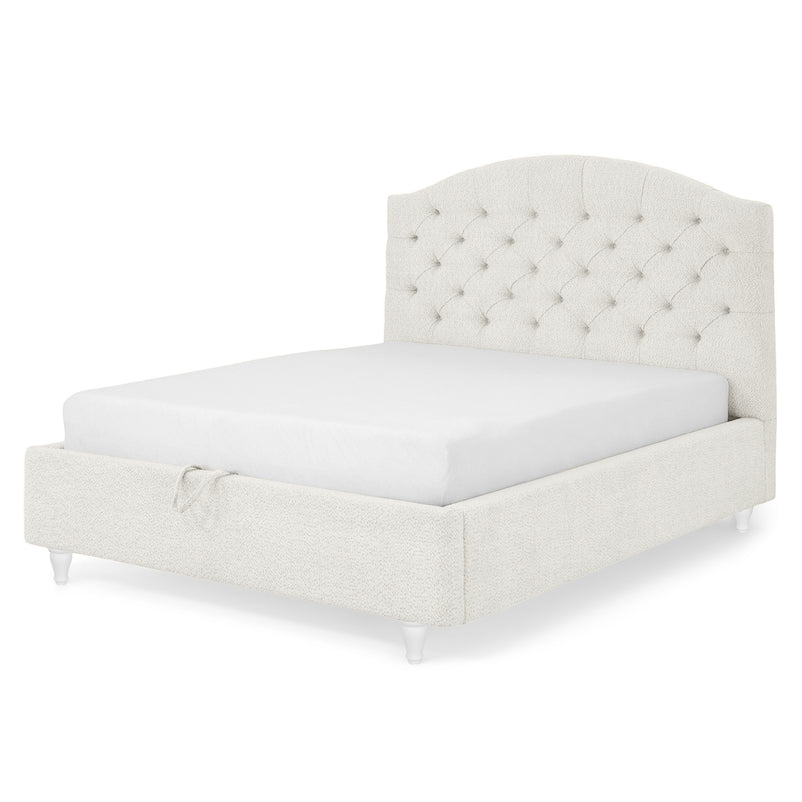 PALOMA Pat tapițat, 160x200cm, somieră rabatabilă și ladă incluse