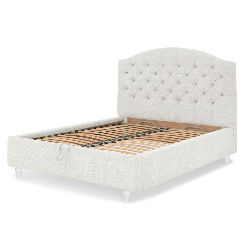 PALOMA Pat tapițat, 160x200cm, somieră rabatabilă și ladă incluse