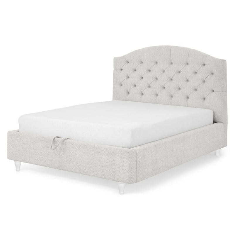 PALOMA Pat tapițat, 160x200cm, somieră rabatabilă și ladă incluse