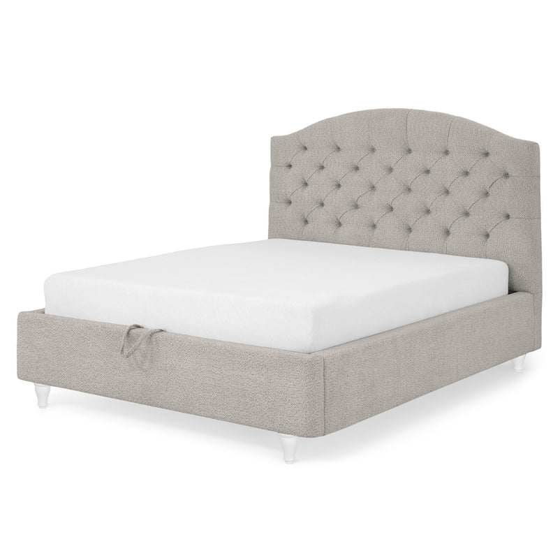 PALOMA Pat tapițat, 160x200cm, somieră rabatabilă și ladă incluse