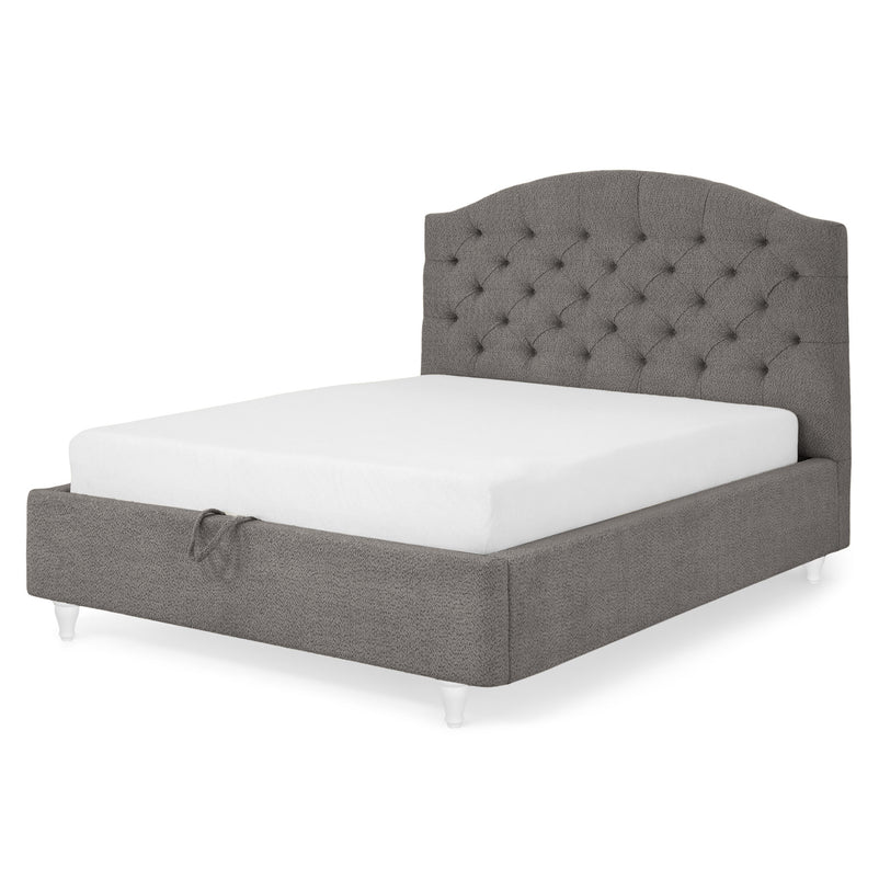 PALOMA Pat tapițat, 160x200cm, somieră rabatabilă și ladă incluse