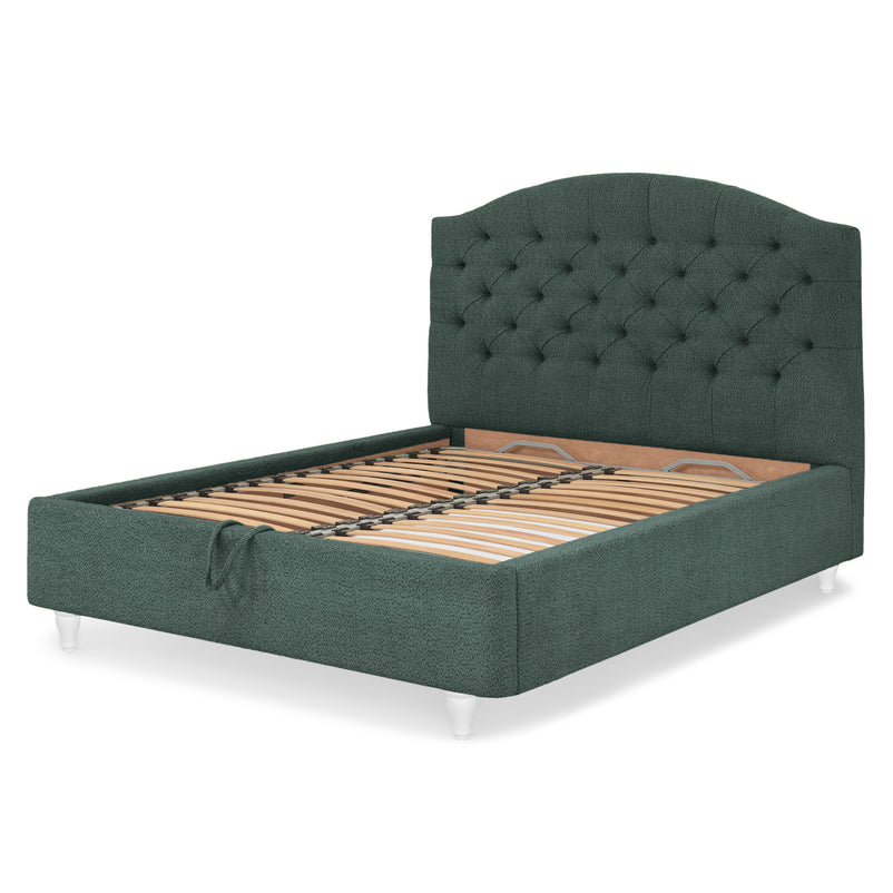 PALOMA Pat tapițat, 160x200cm, somieră rabatabilă și ladă incluse