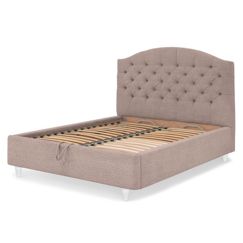 PALOMA Pat tapițat, 160x200cm, somieră rabatabilă și ladă incluse