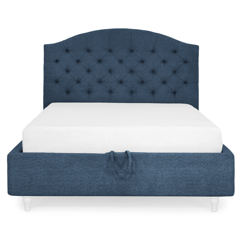 PALOMA Pat tapițat, 160x200cm, somieră rabatabilă și ladă incluse