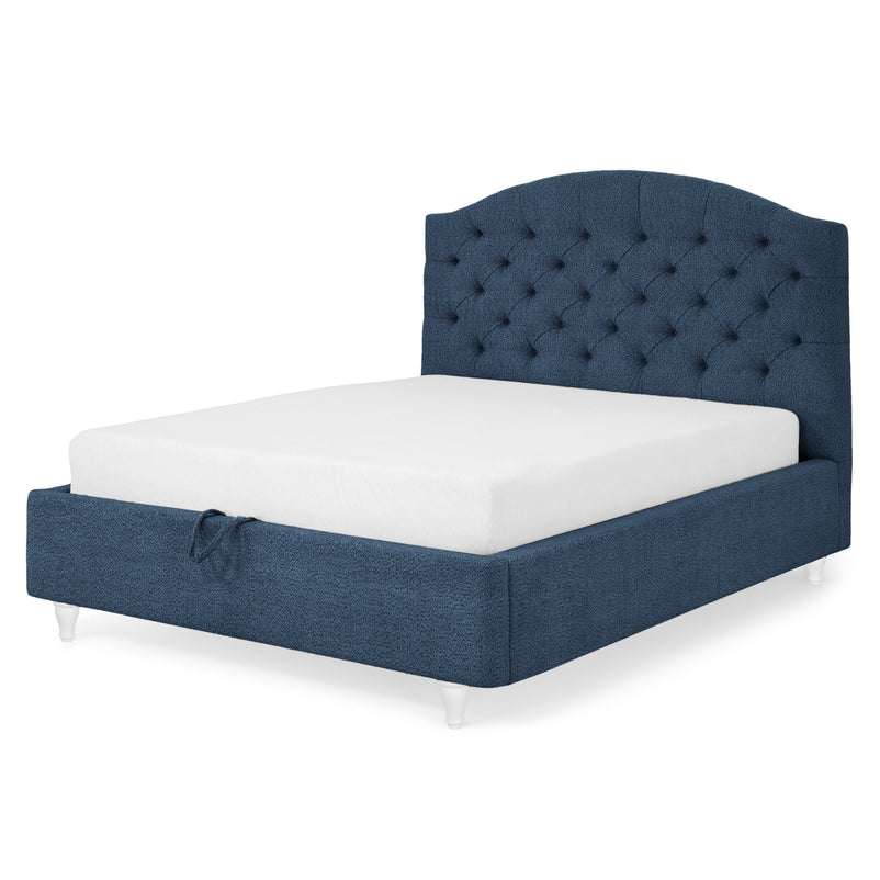 PALOMA Pat tapițat, 160x200cm, somieră rabatabilă și ladă incluse