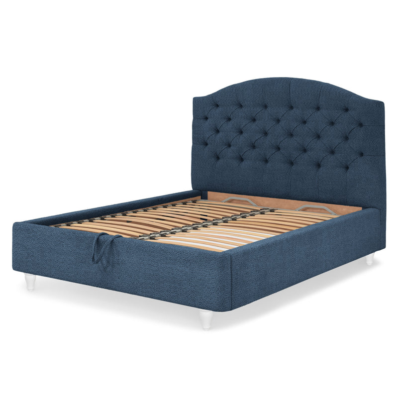 PALOMA Pat tapițat, 160x200cm, somieră rabatabilă și ladă incluse