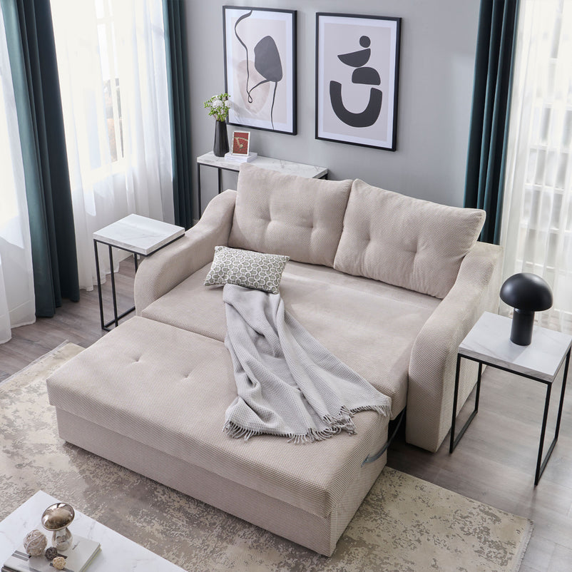 RAELY Canapea extensibilă 3 locuri, stofă
