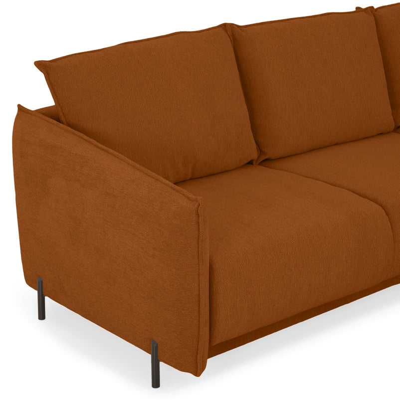 GRIGNY Colțar extensibil, șezlong stânga, ladă depozitare, stofă