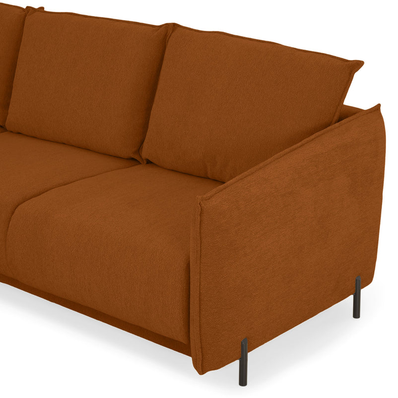 GRIGNY Colțar extensibil, șezlong stânga, ladă depozitare, stofă