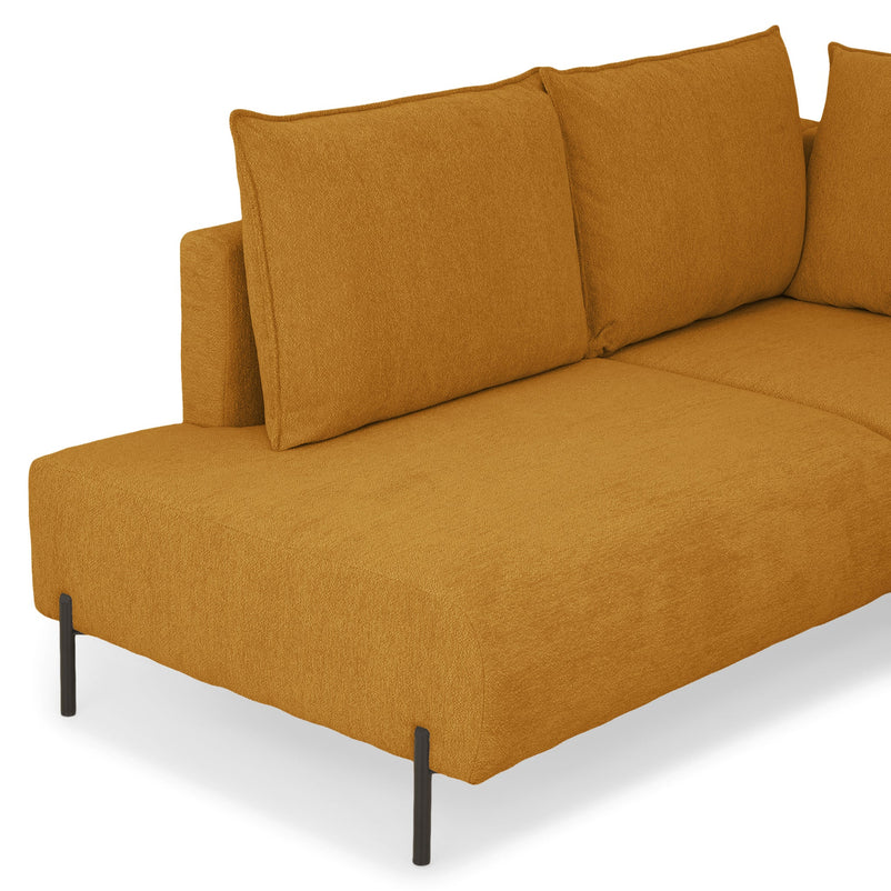 GRIGNY Colțar extensibil, șezlong stânga, ladă depozitare, stofă