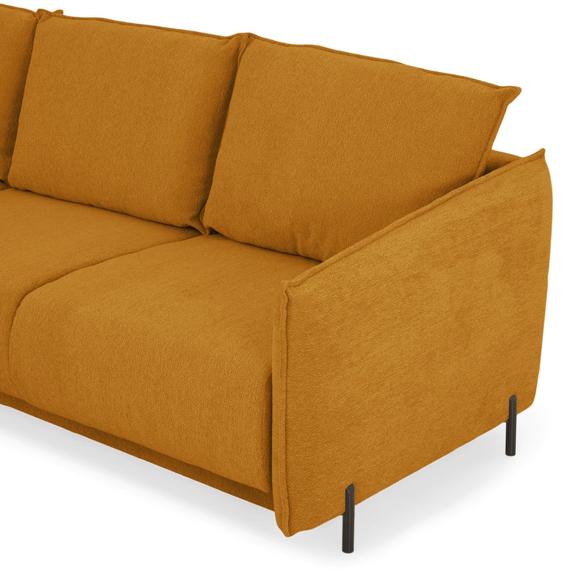 GRIGNY Colțar extensibil, șezlong stânga, ladă depozitare, stofă