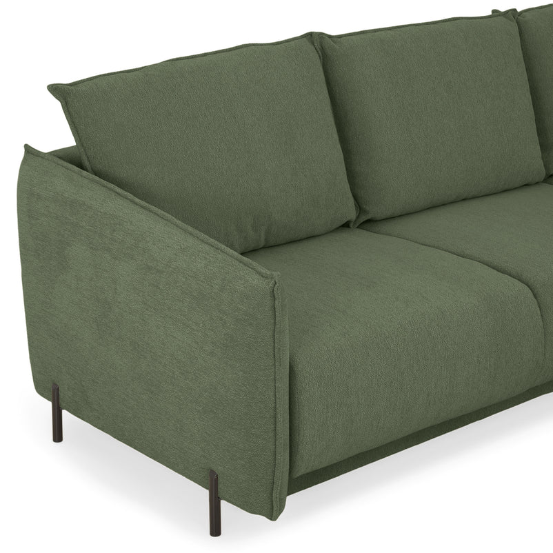 GRIGNY Colțar extensibil, șezlong stânga, ladă depozitare, stofă