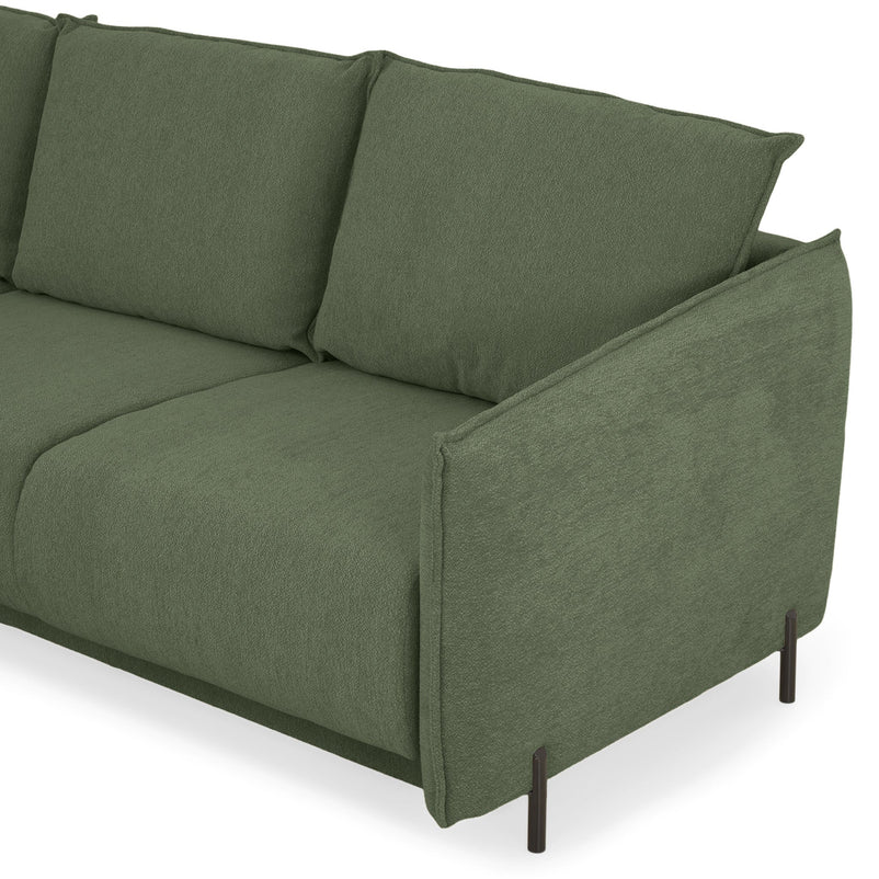 GRIGNY Colțar extensibil, șezlong stânga, ladă depozitare, stofă