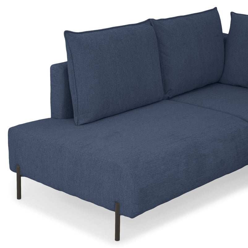 GRIGNY Colțar extensibil, șezlong stânga, ladă depozitare, stofă