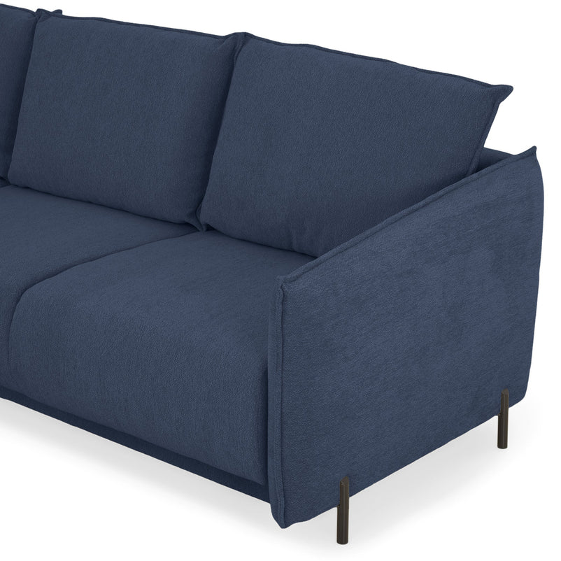 GRIGNY Colțar extensibil, șezlong stânga, ladă depozitare, stofă